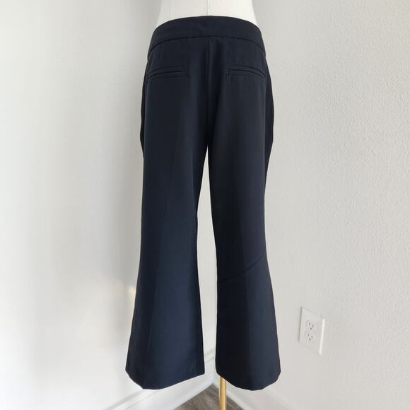 Y2K Express Design Studio Editor Black Cropped Flare Dress Pants Low Rise 4 - Picture 6 of 8